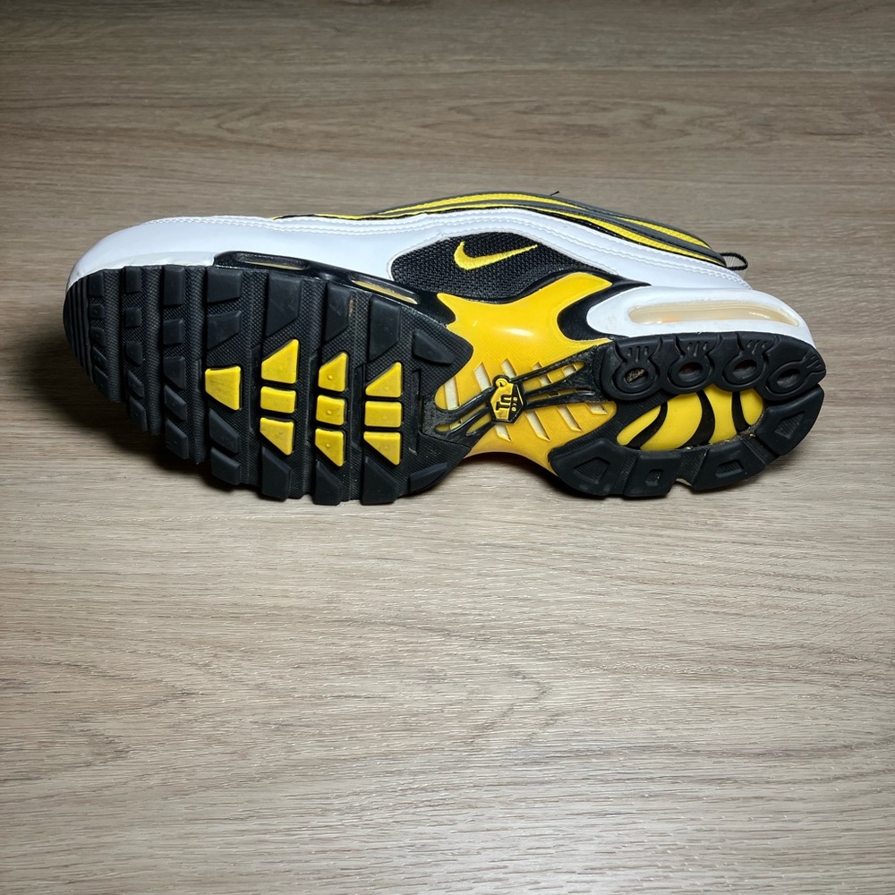 NIKE AIR MAX PLUS / 97 AIR MAX 97 "FREQUENCY PACK" YELLOW SZ 9.5 - Picture 10 of 13